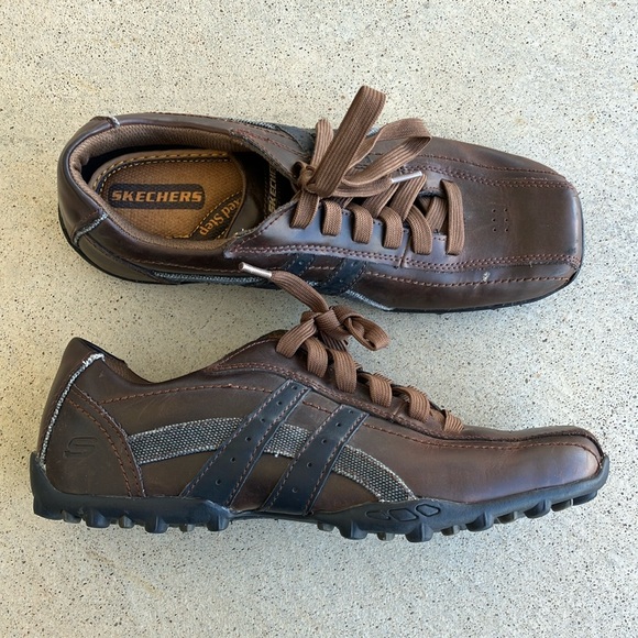 Skechers Other - Skechers Relaxed Step Talus-Burk Leather Shoes, 8.5